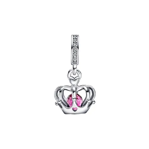 Pandora Синтетический кубический цирконий, стерлинговое серебро 925 пробы, стекло, аксессуары для женщин