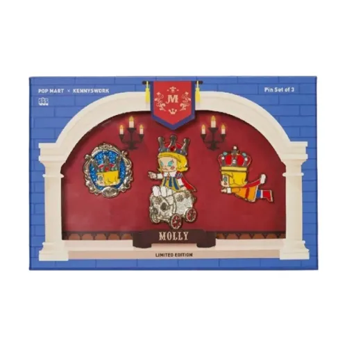 POP MART Коллаборация Edición Молли STS Памятный Значок Trend-Based Продукты