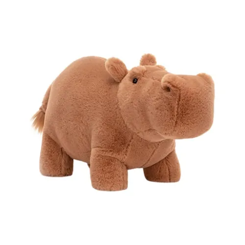 JELLYCAT Jungle Animal Collection Hertz Плюшевый бегемот Кукла Высота 16 см