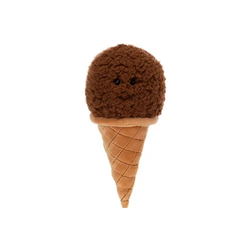 JELLYCAT Fun Food Collection Enchanting Шоколад Мороженое Куклы Плюшевая кукла 18 см Высота