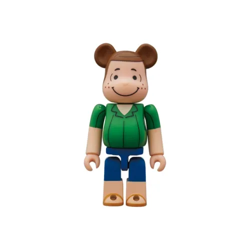 BE@RBRICK Снупи Movie Animation Peanuts Арахисовый Комикс 60-я годовщина PEPPERMINT Patty Мята Patty Прозрачный слепой бокс на карточке 100%