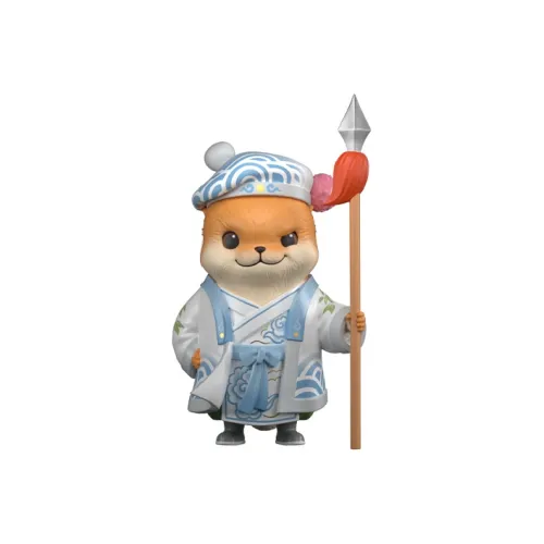 Blue Pipe Милый Утконос World Утконос Grandpa Тигр Прозрачный Слепой Бокс на карточке 9см