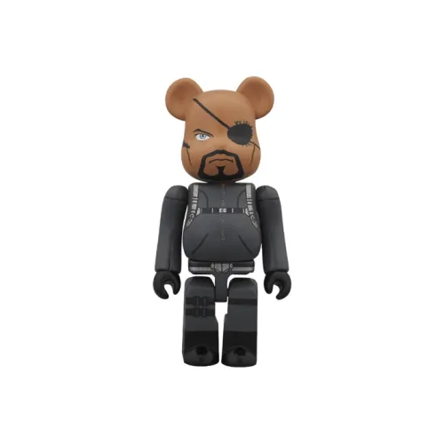 BE@RBRICK Movie Animation Мстители Директор OF S.H.I.E.L.D. Ник Фьюри Прозрачный Слепой Бокс на Карточке 100%