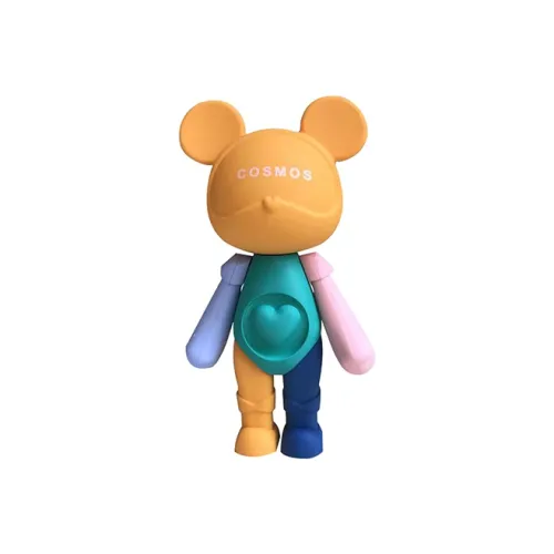 COSMOS BEAR Fashion Colorist COSMOS Апельсин Голова медведя Модная Фигурка 145 мм Слепые Коробки