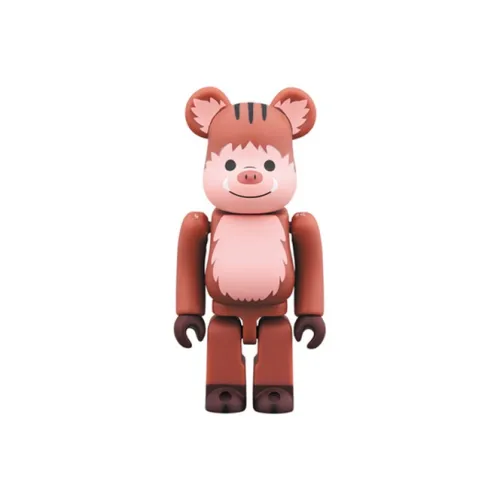 BE@RBRICK Китайский Зодиак Свинья Год Свиньи Ограниченная серия прозрачный слой коробка карточка 100%