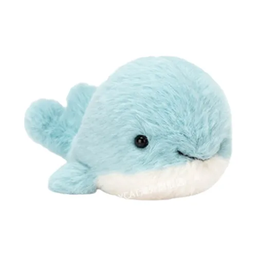 JELLYCAT Ocean Series Куклы Плюшевые Животные Кит 10 см Высота