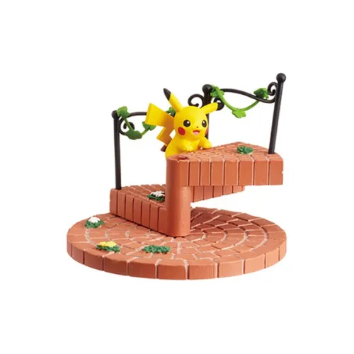 RE MENT Пикачу Pokemon Покемон Лестница Pokemon Лестница для лазания Играть Food Один Mystery Коробка Целая коробка 6 шт