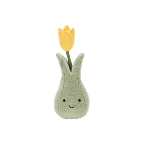 JELLYCAT Fun Plant Цветочная почка Анемона Желтая Куклы Плюшевая кукла 22 см Высота