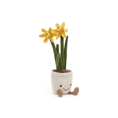 JELLYCAT Fun Plant AMUSEABLE Веселье Нарцисс Куклы Плюшевая кукла 30 см Рекомендуемый рост