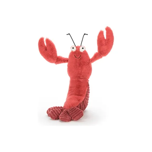 JELLYCAT Ocean Series SHELLS SCALES LOBSTER Larry Красный Куклы Плюшевая кукла 27 см Высота