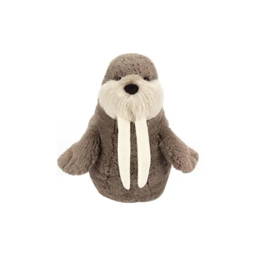 JELLYCAT Jungle Animal Collection Willie Walrus Willie Walrus Куклы Плюшевая кукла 23 см Высота