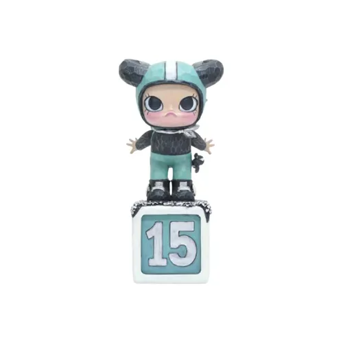 POP MART Молли 15-я годовщина статуя бронза бык Flying Apsaras серебряное издание модные фигурки 23 см