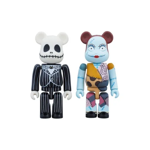 BE@RBRICK Movie Animation Haunting Джек Салли Череп Джек Салли 2 шт Одежда Sets Прозрачный слепой бокс на карточке 100%