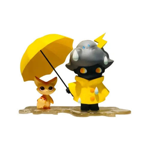 POP MART Дождь Сцена Модные Фигурки 12,5 см