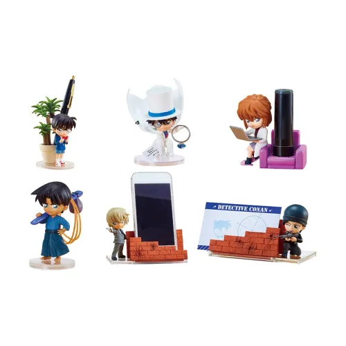 RE MENT Detective Conan Buddy On The TABLE Play Food Single Mystery Box Целая коробка 6 шт