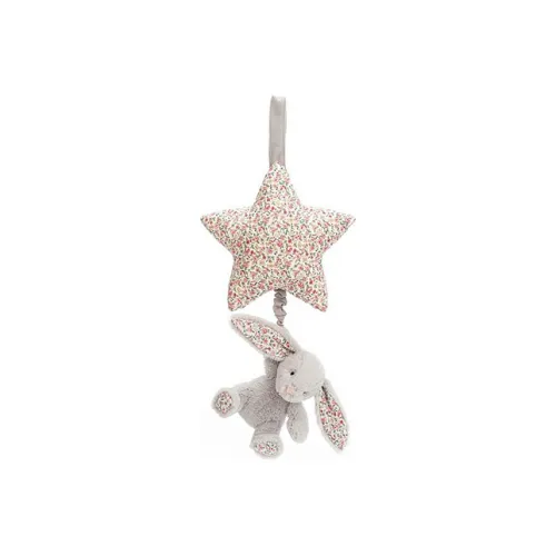 JELLYCAT Bunny Collection Цветочная ткань Серый Куклы Плюшевая кукла 30 см Длина тела