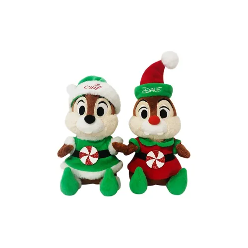 Disney Christmas Series Диснеевские персонажи Чип и Дейл Куклы Плюшевая кукла 28 см высокая