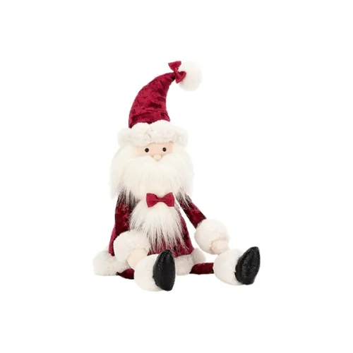 JELLYCAT Christmas Series Клюква Санта-Клаус Куклы Плюшевая Кукла 34 см 51 см Длина Тела