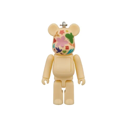 BE@RBRICK Свет X Земля Сливочный Брелок Trend Based Products 10,5 см