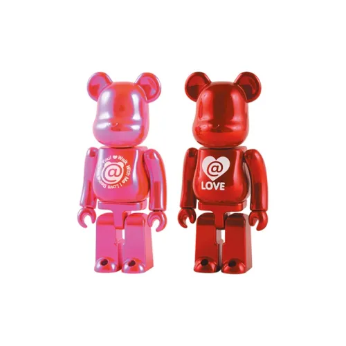 BE@RBRICK 2007 День святого Валентина 2 шт Набор Прозрачный Слепой Бокс на Карточке 100%