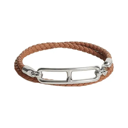 HERMES Кожа Браслеты Унисекс Коричневый