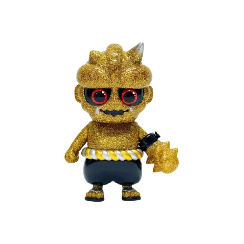 POP MART Призрак Ninja Golden Блестящий розовый Модные фигурки