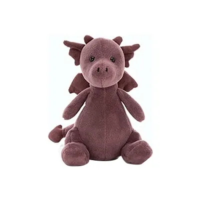 JELLYCAT Mythical Animal Collection JELLYCAT Characters Little Ноги Красный глаз синий-фиолетовый Куклы Плюшевая кукла Высота 16 см