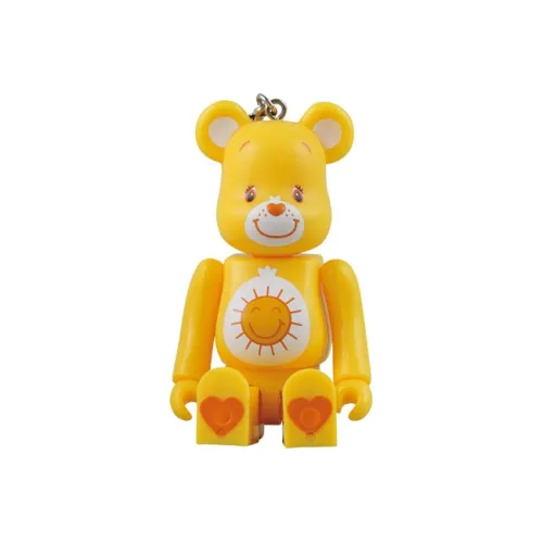 BE@RBRICK x CARE BEARS Sunshine Медвежонок Желтый Прозрачный Слепой Бокс на Карточке 100%