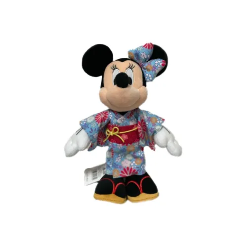 Disney Minnie Mouse Синий Кимоно Куклы Плюшевая кукла Трумпеты Высокие