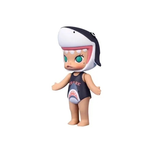 POP MART Молли Shark Qingdao Limited Подвесная карта Слепые коробки