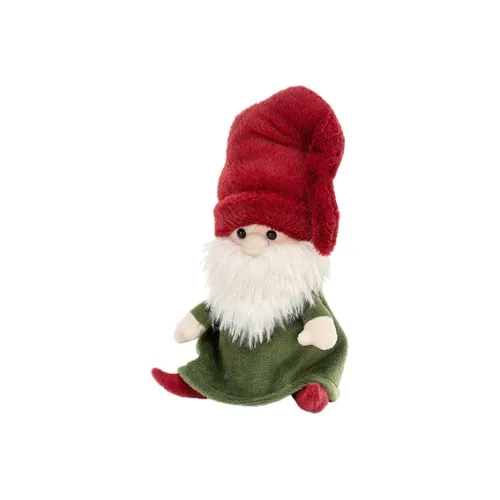 JELLYCAT Christmas Series Животные Nice Dwarf Rudy Куклы Плюшевая кукла Высота в сидячем положении 15 см
