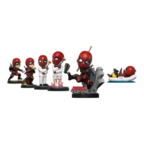 BEAST Kingdom Дэдпул Marvel Little Bitch Дэдпул Слепые коробки Целая коробка 6 пар