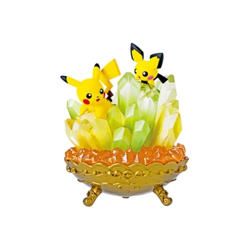 RE MENT Пикачу Eevee Покемон pokemon Gemstone Collection 100% Играть Food Один Mystery Коробка Целая коробка 6 шт