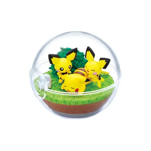 RE MENT Pokémon Collection Ball 9 Play Food Single Mystery Box Целая коробка 6 шт