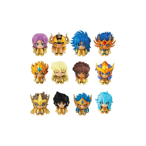 BANDAI Золотой Святой Сейя Q Edition ZODIAC 100% Счастливый Draw Полный Набор 12 шт