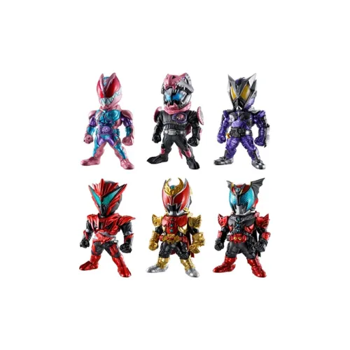 BANDAI Kamen Rider Characters Grand Сборка Украшение сборкой Счастливый Draw Один Капсульная игрушка Целая коробка 6 шт