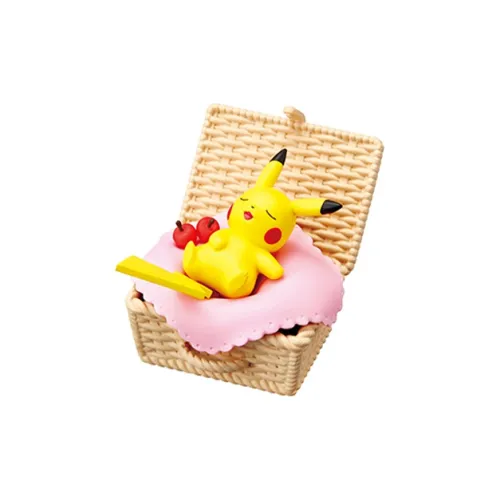 RE MENT Покемон Crib Сон Позиция Играть Food Один Mystery Коробка Целая коробка 6 шт