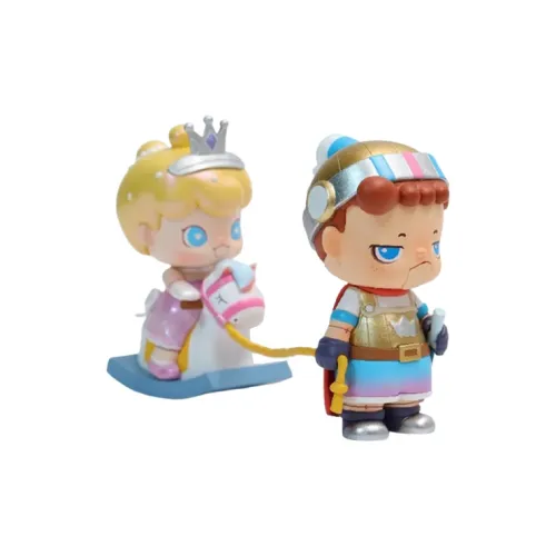 POP MART Коллаборация MIGO.Mido Рыцарь And Penny Принцесса Прозрачный Слепой Бокс Карточка 100% 8 см