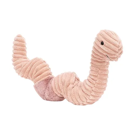 JELLYCAT Коллекция вдохновленная насекомыми WALDO Worm Куклы Плюшевая кукла 15 см Высота