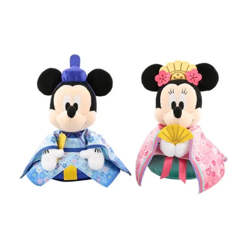 Disney Кимоно Микки Маус Минни Маус Куклы Плюшевая кукла 24 см 22 см Рекомендуемый рост