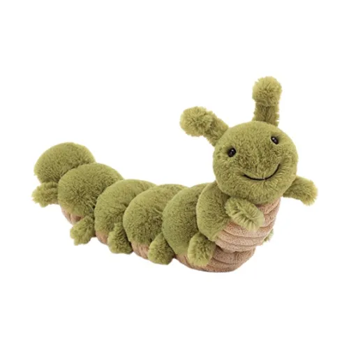 JELLYCAT Коллекция вдохновленная насекомыми животные гусеница кукла плюшевая кукла размер 15 см