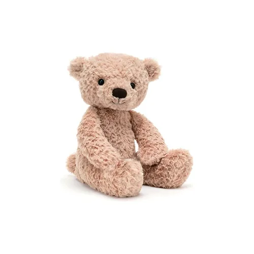 JELLYCAT Panda Series Животные Finley Медведь Светло-желтый Плюшевый Кукольный Медведь 43 см Высота