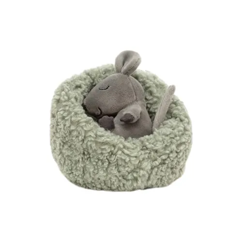 JELLYCAT Forest Animal Collection Маленькая мышь в спячке Куклы Плюшевая кукла 7 см Высота