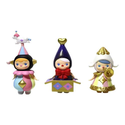 POP MART Pucky Circus Музыкальный Ангел Прозрачный Слепой Бокс на Карточке 100% 8 см