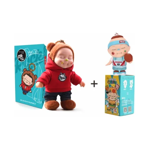 Memeda Малыш Плюшевая кукла Брелок + Momodora Snack Play Collection Играть Food Плюшевая кукла Брелок + 1 Mystery Коробка