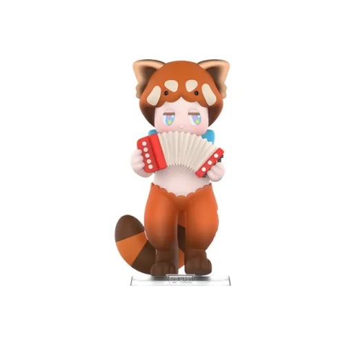 POP MART Коллаборация SATYR Rory Little Raccoon Подвесная карта Слепые коробки 10 см