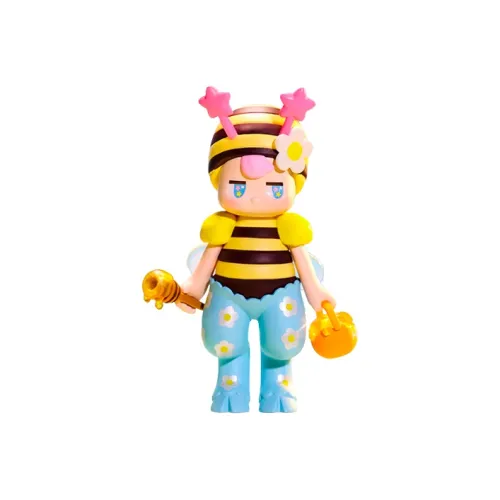 POP MART Коллаборация Edition Pansum Satyr Rory Bee Прозрачный Слепой Бокс с Карточкой 100% 8,5 см
