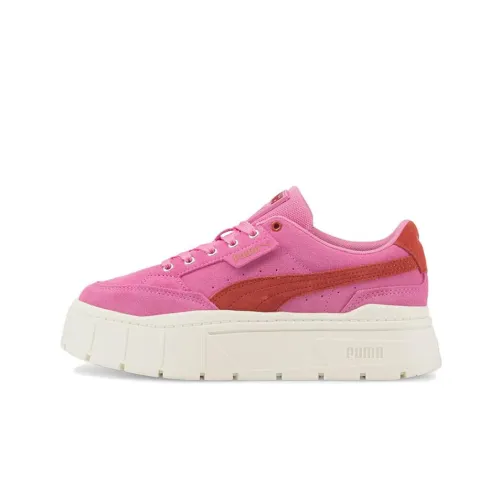 PUMA MAYZE STACK Dc5 Low Топ Винтаж Скейтборд Кроссовки Женские Розовые