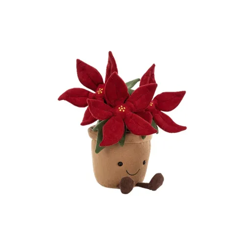 JELLYCAT Plant series Interesting Пурпурно-розовый Куклы Плюшевая кукла 25 см Высота в сидячем положении