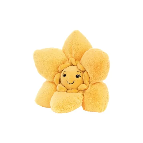 JELLYCAT Fun Plant Желтый Нарциссы Куклы Плюшевая кукла 18 см Высота